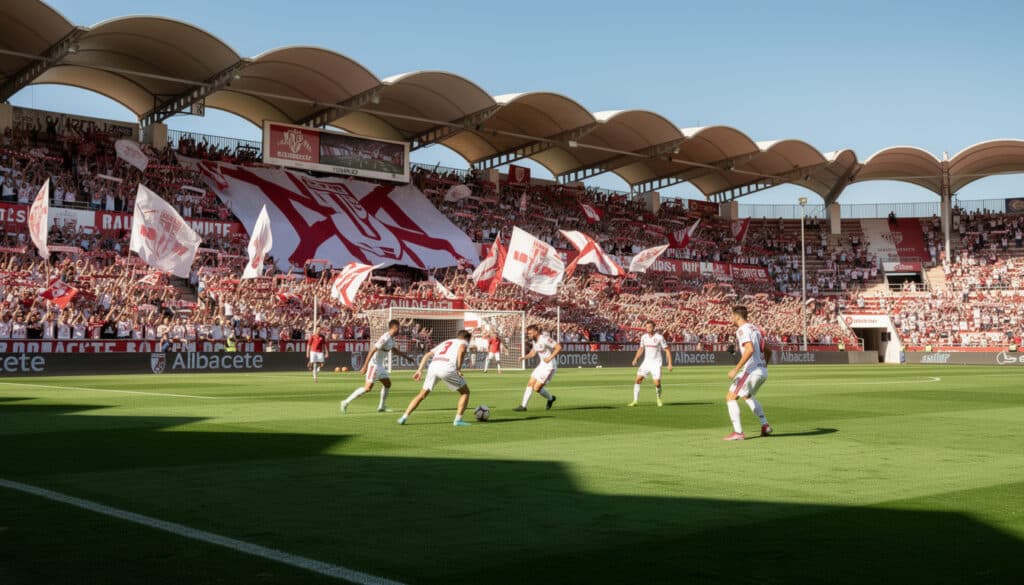 el albacete balompié es el orgullo deportivo de la ciudad, representando su identidad en el histórico estadio carlos belmonte.