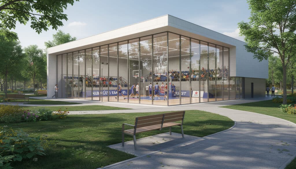el pabellón del parque es la sede principal para los encuentros del albacete basket, ofreciendo un espacio ideal para disfrutar del baloncesto en albacete.