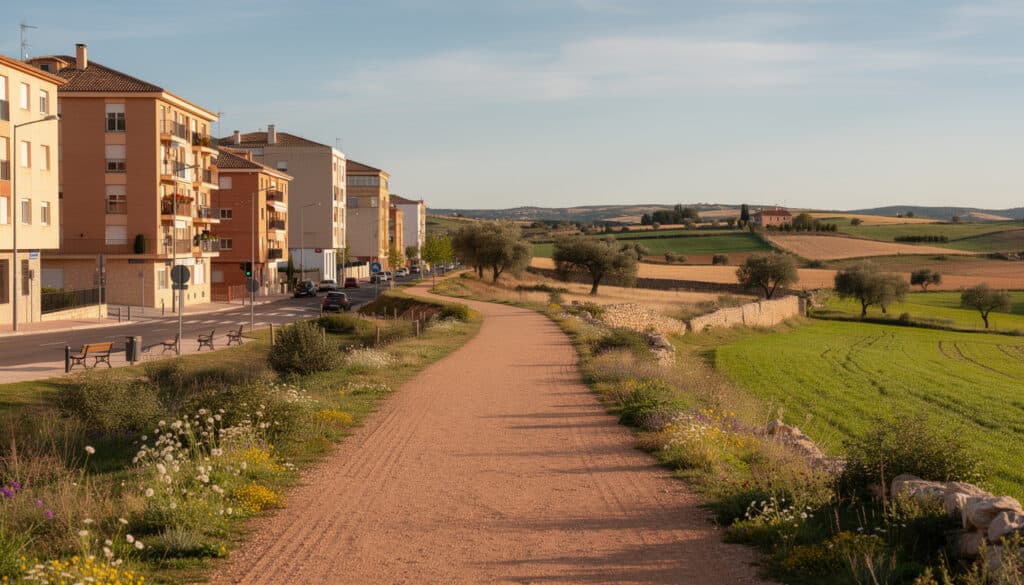 la vía verde de la alcaría conecta la ciudad de albacete con el entorno rural, ofreciendo una ruta ideal para disfrutar de la naturaleza y el paisaje local.