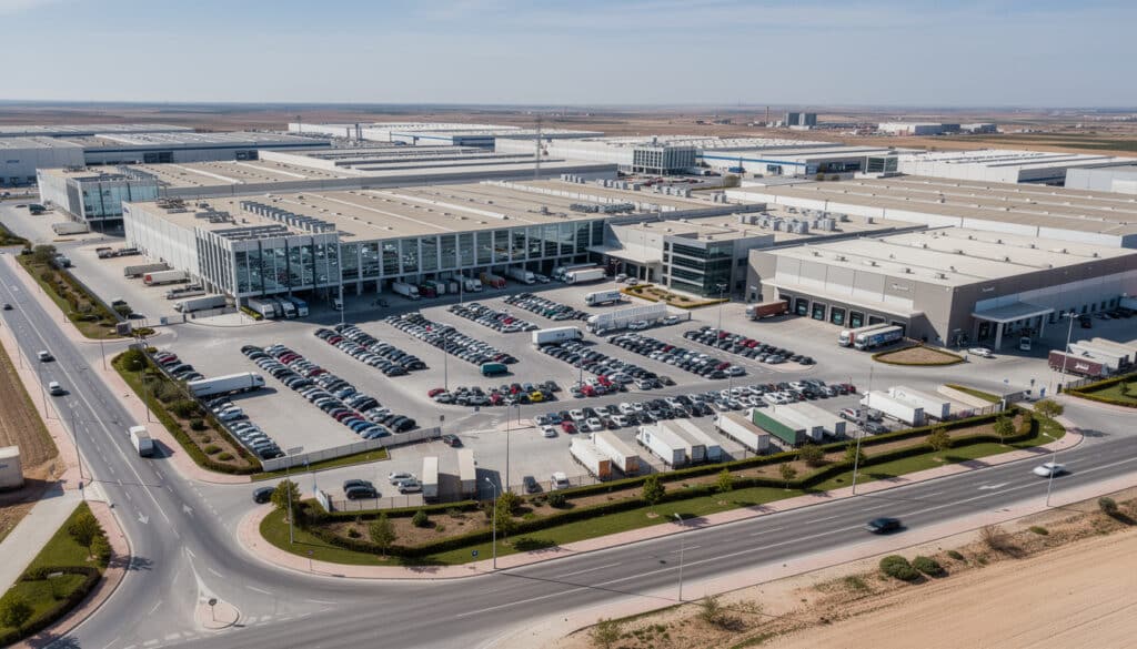 descubre la zona industrial de campollano, el principal núcleo empresarial de albacete, donde se concentran la mayoría de las empresas de la región, impulsando el desarrollo económico local.