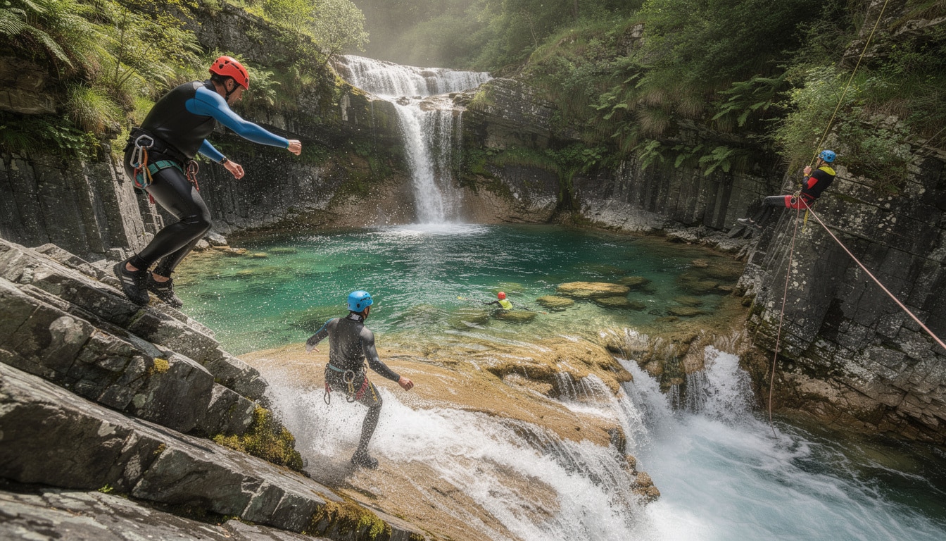 descubre la emoción del barranquismo en el río mundo, un destino ideal para los amantes de la aventura y la adrenalina. ¡explora cañones y vive experiencias inolvidables!