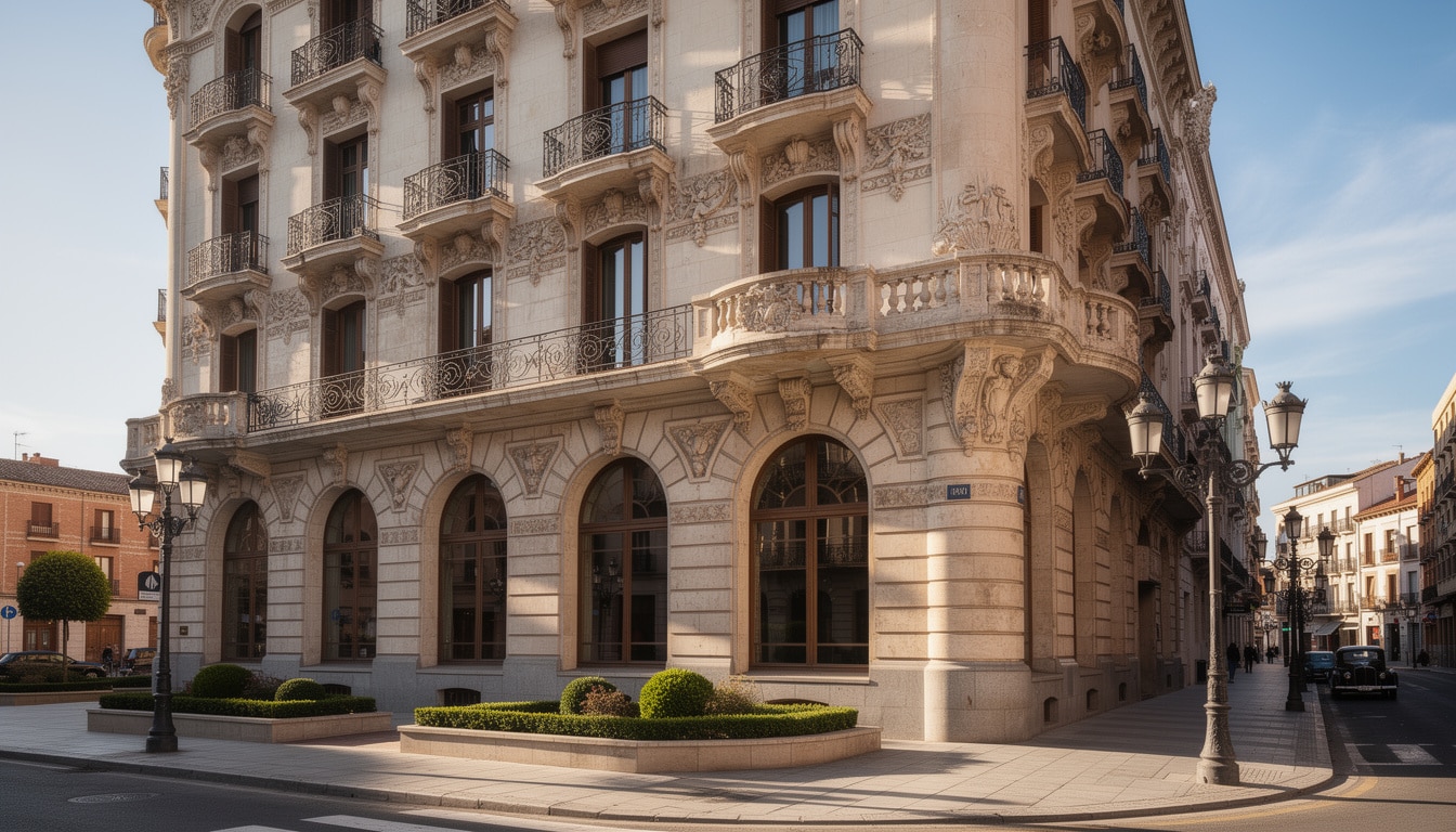 descubre el emblemático edificio del gran hotel de albacete, un símbolo del lujo y la elegancia de principios de siglo que cautiva con su historia y arquitectura impresionante.