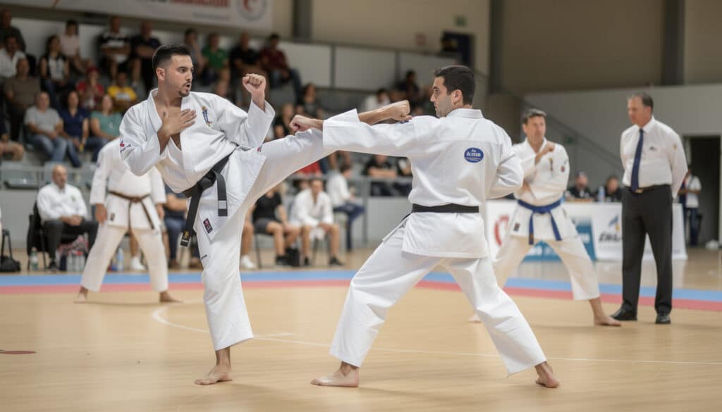 el karate en albacete se destaca por su alto nivel técnico exhibido en los campeonatos regionales, demostrando la calidad y dedicación de sus atletas.
