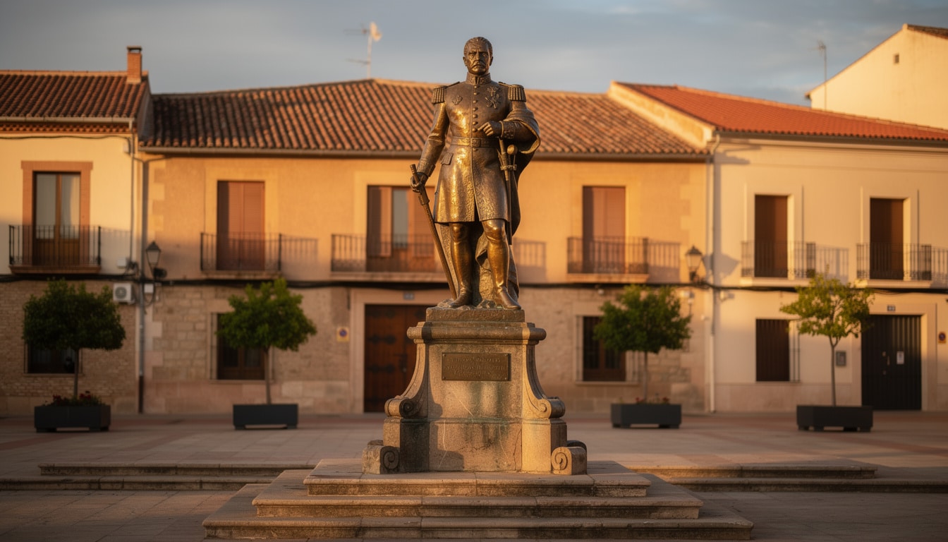 la estatua del mariscal de campo en albacete conmemora la histórica resistencia, simbolizando valentía y orgullo local.