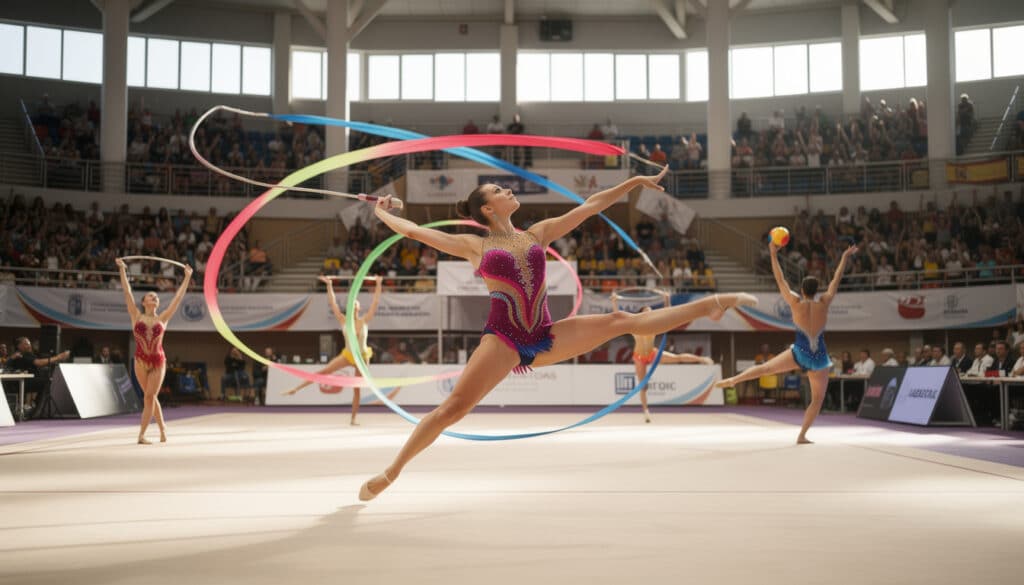 la gimnasia rítmica de albacete destaca por su excelencia y logra grandes resultados en los torneos nacionales, mostrando talento y dedicación.