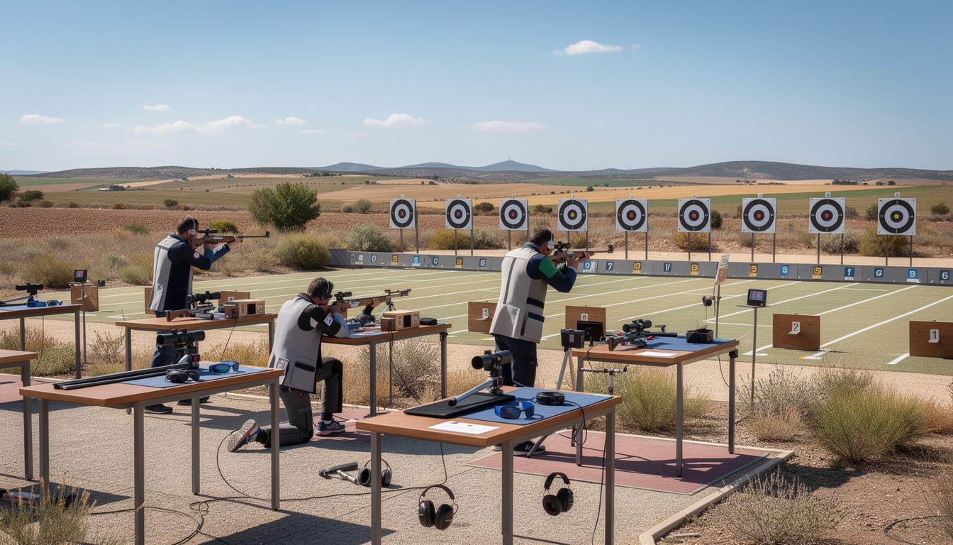 descubre el campo de tiro profesional en albacete, especializado en tiro olímpico. instalaciones modernas y entrenamiento de calidad para aficionados y deportistas.
