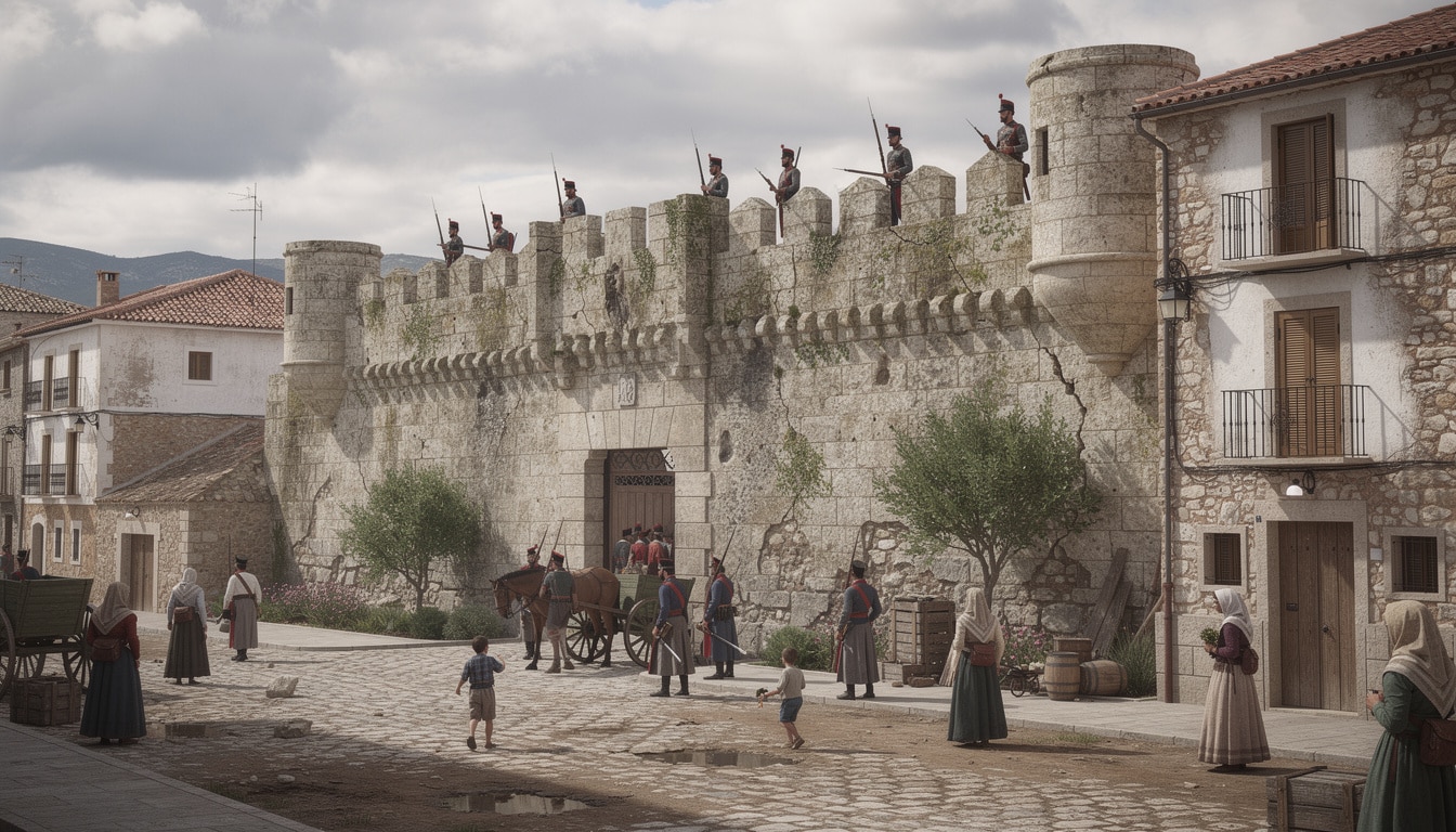 la muralla de albacete del siglo xix protegía a la población de los ataques carlistas, destacando su importancia histórica y defensiva en la región.