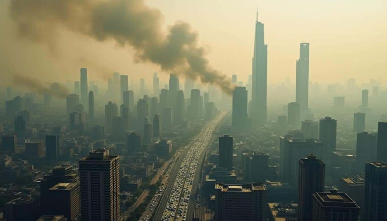 el persistente anticiclón de esta semana empeora la calidad del aire en la capital, aumentando los niveles de contaminación atmosférica y afectando la salud pública.