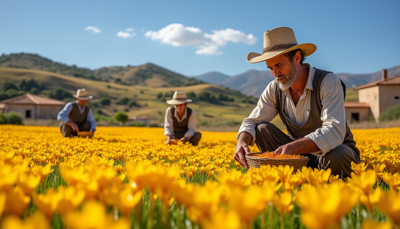 descubre cómo el cultivo tradicional de azafrán en la mancha fortalece la economía y sostiene la vida en las comunidades rurales, preservando una herencia única.