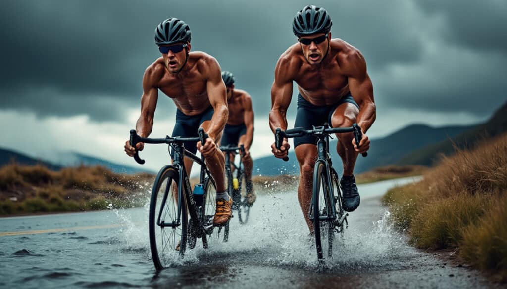 el triatlón de larga distancia desafía la resistencia cardiovascular y la fortaleza física de los atletas, poniendo a prueba su capacidad y determinación en una competencia extrema.
