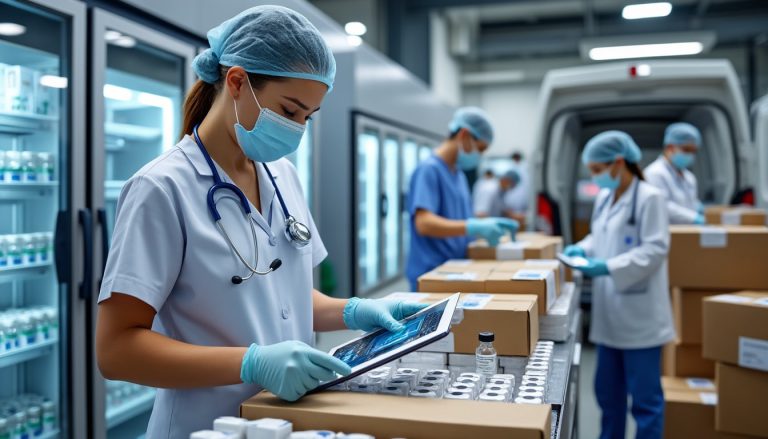 la colaboración eficiente con los centros de salud optimiza la logística para la dispensación estacional de las vacunas antigripales, garantizando un proceso rápido y organizado.